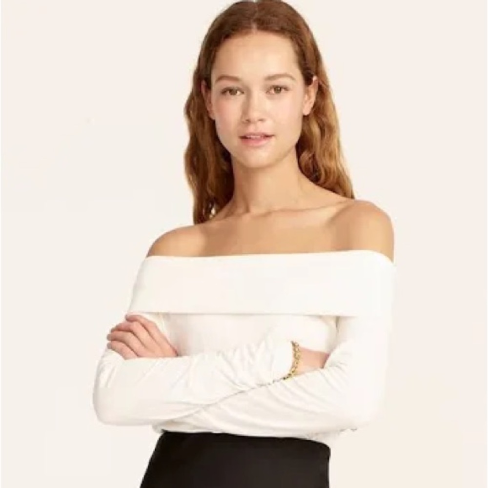 J.Crew Off-the-shoulder stretch top